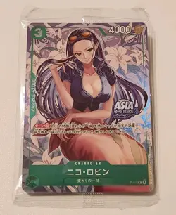 One Piece TCG EXCLUSIVE Asia Mini Tin Vol 2 Set of All 6 Promo Foil Cards SEALED - Image 5