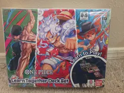 One Piece Card Game Learn Together Deck Set LT01 - English - Sealed - Image 1