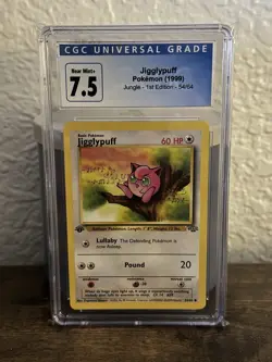 Jigglypuff Pokemon Card 1999 Jungle 1st Edition CGC 7.5 - Image 1
