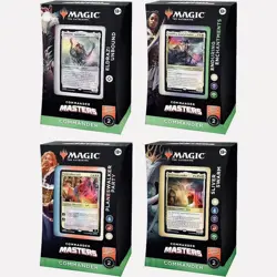 Magic the Gathering MTG Commander Masters Deck Set of 4 Sealed Case - Image 1