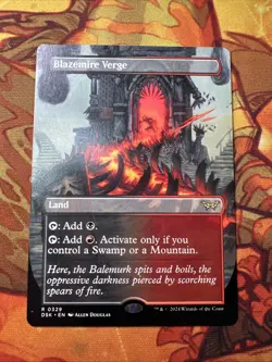 MTG: Blazemire Verge (Borderless) | Duskmourn: House of Horror 329 NM - Image 1