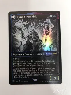 Runo Stromkirk/Krothuss Lord Deep Foil Eternal Night Showcase MTG Magic NM VOW - Image 1