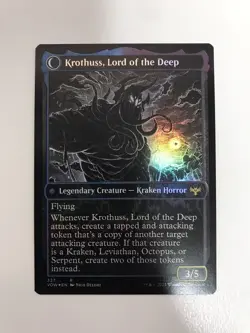 Runo Stromkirk/Krothuss Lord Deep Foil Eternal Night Showcase MTG Magic NM VOW - Image 2