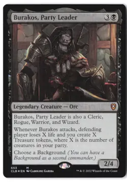 Burakos, Party Leader 653 CLB MTG NM Foil - Image 1