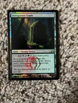 MTG- Overgrown Tomb x1 - Return to Ravnica FOIL - Image 1