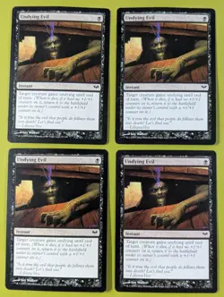 Undying Evil x4 Dark Ascension 4x Playset Magic the Gathering MTG - Image 1