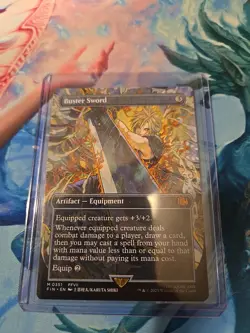 Buster Sword (Borderless) Final Fantasy Magic the Gathering - Image 1