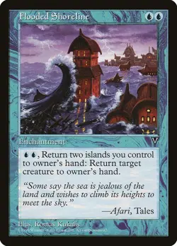 Flooded Shoreline 1x MtG Visions VIS SP/NM - Image 1
