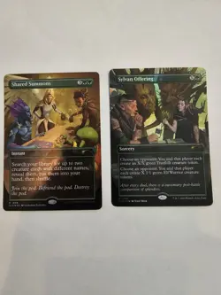 Sylvan Offering/Shared Summons (Rainbow Foil) Secret Lair Drop Foil - Image 1