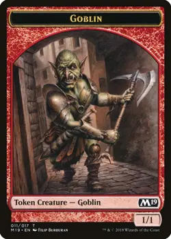 4x Goblin Token - NM - Core Set 2019-2021 - SPARROW MAGIC - Image 1