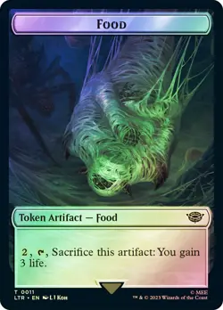 MTG FOIL {Food Token} (#011) // {Spirit Token} - The Lord of the Rings #T11T03 - Image 1