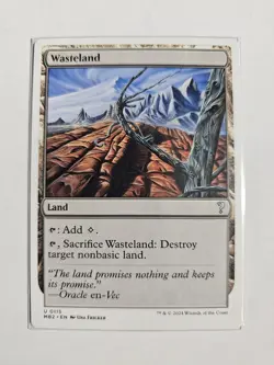 Magic The Gathering MTG - Wasteland Nm (White Border) Mystery Booster 2 - Image 1