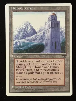 1x MTG Urza's Tower (Mountains) - Chronicles (CHR) - Magic the Gathering - Image 1
