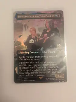 Emet-Selch of the Third Seat (Borderless) (Chocobo Track Foil) Pack Fresh MtG - Image 1
