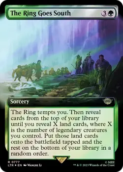 MTG FOIL The Ring Goes South Extended Art Surge Foil - The Lord of the Rings - Image 1