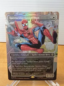 Spectacular Spider-Man Borderless Foil #14 - Marvel's Spider-Man MTG - Image 1