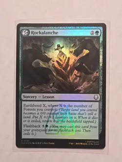 Rockalanche (Foil) - Avatar - NM - Uncommon - Sorcery Lesson - MTG - Image 1