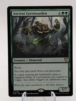 Magic the Gathering | Ancient Greenwarden | NM - Image 1