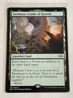 MTG - Yavimaya, Cradle of Growth - Modern Horizons 2 261/303 - Image 1