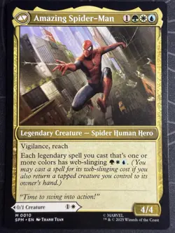 Magic: The Gathering MTG Spider-Man Amazing Spider-man/Peter Parker Mythic Rare - Image 1