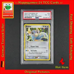 PSA 4 - Dratini - Pokemon Karte TCG 53/109 Reverse EX Team Rocket Returns /Y7 - Image 1
