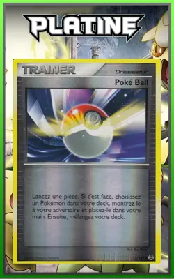 Poke Ball Reverse - Platine - 113/127 - Carte Pokemon Francaise - Image 1