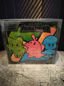 Pokemon TCG | Paldea Evolved | Elite Trainer Box - ETB + Case + small scrath - Image 1
