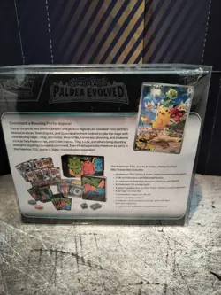 Pokemon TCG | Paldea Evolved | Elite Trainer Box - ETB + Case + small scrath - Image 2