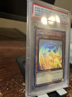 PSA 9 Dark Magician Girl (Ghost Rare) Ghosts from the Past 2 1st Edition YuGiOh - Image 3
