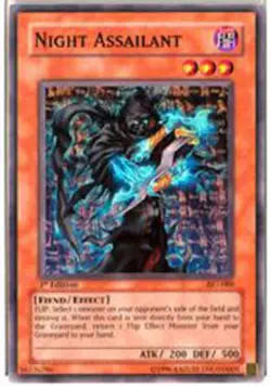 1x (NM) Night Assailant - AST-080 - Common - 1st Edition YuGiOh - Image 1