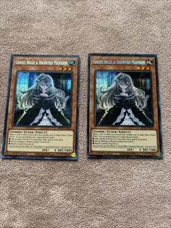 Yugioh 2x Ghost Belle & Haunted Mansion MP22-EN258 2022 2 Copies Included ! - Image 1
