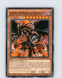 Yu-Gi-Oh TCG Gandora The Dragon Of Destruction YGLD-ENC03 1st Ed Common NM - Image 1