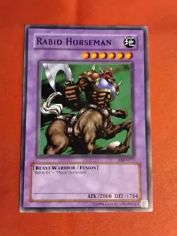 Yu-Gi-Oh! MRD-077 Rabid Horseman - Metal Raiders Unlimited - Unplayed Mint+ - Image 1