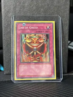 Yu-Gi-Oh! TCG Jar of Greed Labyrinth of Nightmare LON-047 Unlimited Super Rare - Image 1