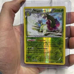 MEGANIUM 3/122 XY BREAKPOINT POKEMON REVERSE HOLO NM NEAR MINT POKEMON CARD TCG - Image 1