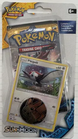 Still Sealed Pokemon Trading Card, Contains Pokemon TCG: Sun & Moon Booster Pack - Image 1