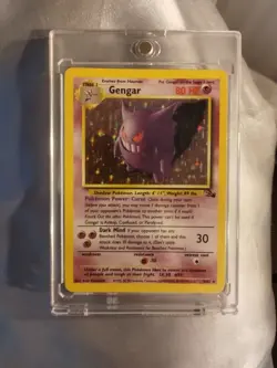 Pokemon Gengar TCG Fossil Holo Unlimited Rare Card 5/62 1999 - Image 1