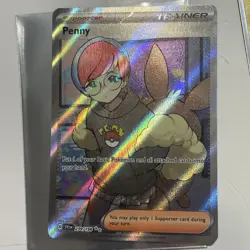 Pokemon Card Lot Full Art Trainers & Secret Rare Total Of 9 NM - Image 2