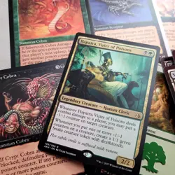 GREEN & BLACK Rare **POISON** Beginners Commander Deck Complete 100 Magic Cards - Image 1