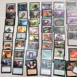 GREEN & BLACK Rare **POISON** Beginners Commander Deck Complete 100 Magic Cards - Image 3