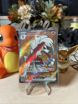 Pokemon TCG Lycanroc EX Scarlet & Violet Paldea Evolved Holo Ultra Card 241/193 - Image 1