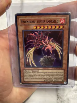 Yu-Gi-Oh! TCG Phoenixian Cluster Amaryllis RGBT-EN006 Super Rare Holo Card MP/LP - Image 2