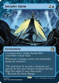 Intruder Alarm -Foil Near Mint MTG Wilds of Eldraine: Enchanting Tales - Image 1