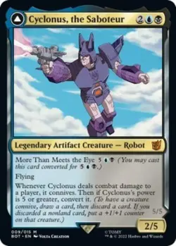 Cyclonus, the Saboteur - Light Play MTG Universes Beyond: Transformers - Image 1