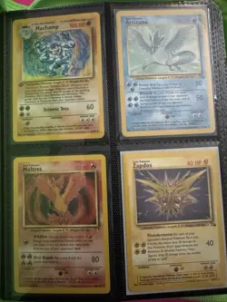 160 Vintage Pokemon Cards With Green VAULTX (4pocket) PC BINDER - Image 2