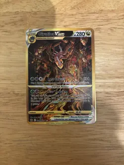Pokemon TCG Giratina VSTAR GG69/GG70 Gold Metal Card - Collectible Gift/Display - Image 1