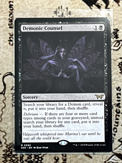 Demonic Counsel - Duskmourn: House of Horror - 92 - #Lightly Played - Image 1