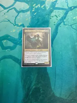 MTG CUSTOM BUILT COMMANDER Deck Lathril, Blade of the Elves+Sleeves+Deck Box - Image 1
