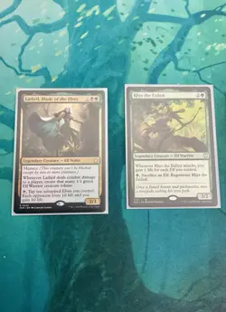 MTG CUSTOM BUILT COMMANDER Deck Lathril, Blade of the Elves+Sleeves+Deck Box - Image 3