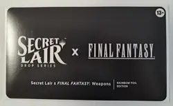 MTG Secret Lair x Final Fantasy: Weapons EN Rainbow Foil Edition - Sealed - Image 1